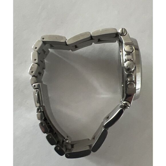 Michael Kors MK-5221 Chronograph Date Stainless Steel Watch New Battery - Picture 4 of 7